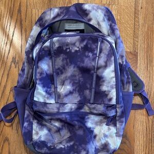 Lands' End Blue Tie-Dye Backpack